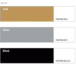 Sub Color : Gold, Silver, Black